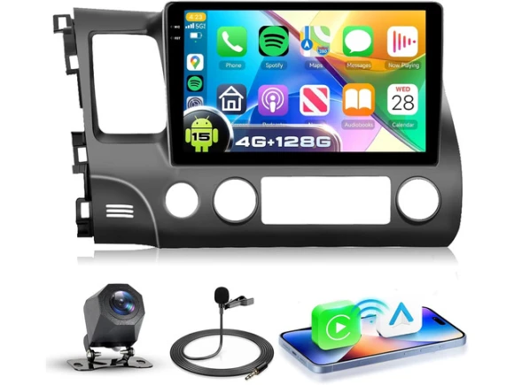 Wireless CarPlay 5G WiFi Car Stereo for Honda Civic 2006–2011 — Car Infotainment System, Xelite