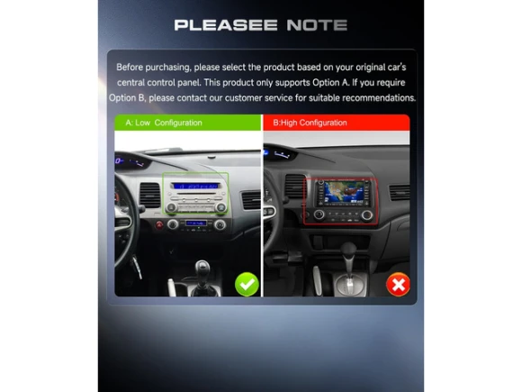 Wireless CarPlay 5G WiFi Car Stereo for Honda Civic 2006–2011 — Car Infotainment System, Xelite