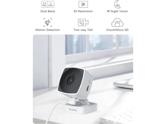 2K Indoor Camera, 4-Pack — Security Camera, blurams