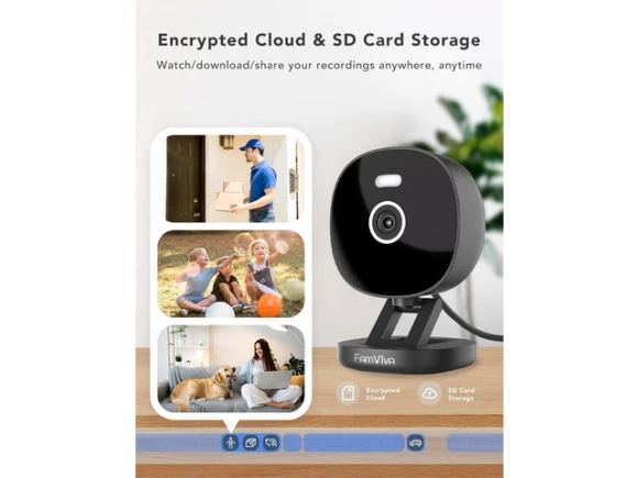 2K Security Cameras, 4-Pack — Security Camera, Trisvision