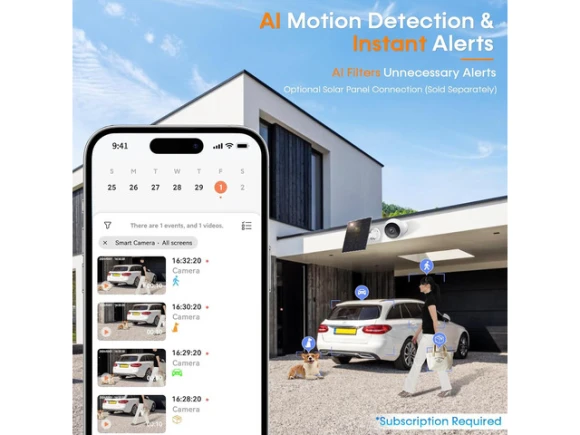 2K Wi-Fi Security Camera — Security Camera, AMTIFO