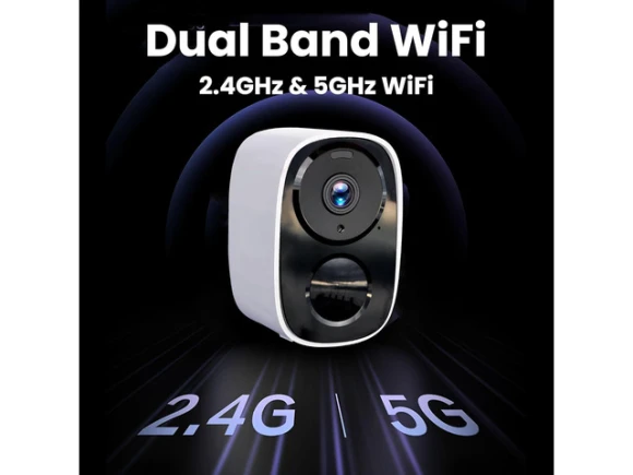2K Wireless Outdoor Security Camera — Security Camera, Trisvision