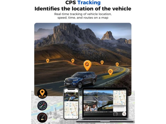 4-Channel Dash Cam with 128GB Card — Dash Cam, Xelite