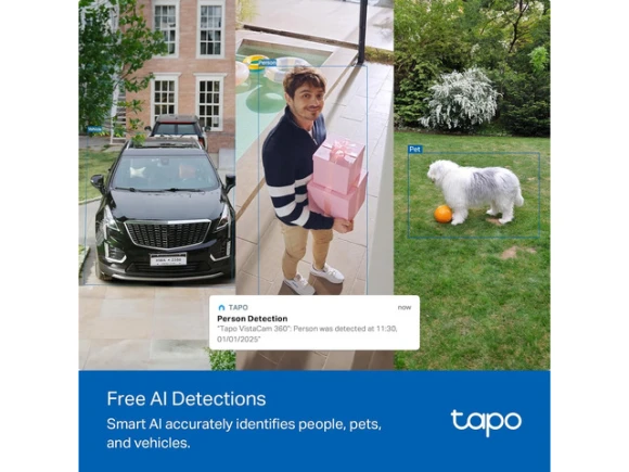 4K Outdoor Surveillance Camera with Solar Panel — Security Camera, Tapo