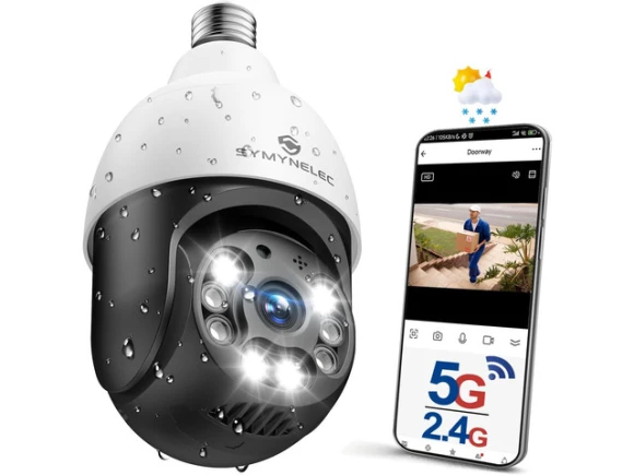 Light-Bulb Security Camera — Security Camera, SYMYNELEC
