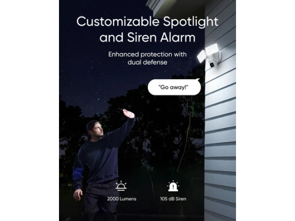 Outdoor Floodlight Security Camera — Security Camera, eufy