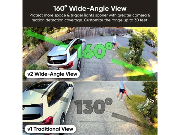 Outdoor Security Floodlight Camera v2 — Security Camera, Wyze