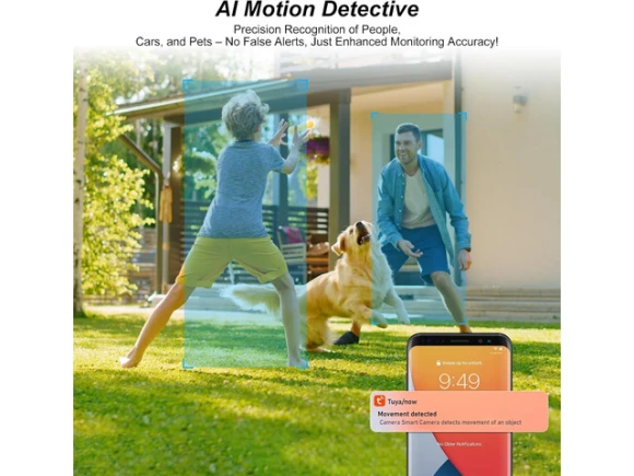 Solar Outdoor Security Camera, 4 Cameras, 2K — Security Camera, Trisvision