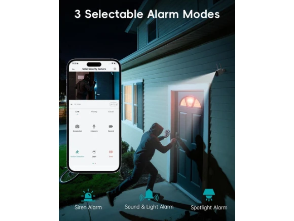 Solar Security Camera — Security Camera, ZUMIMALL