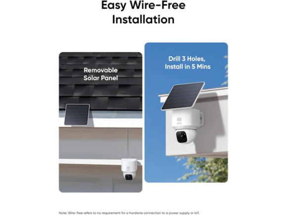 Wireless Outdoor Security Camera, 2 Pack — Security Camera, eufy