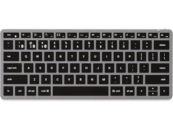 Bluetooth Backlit Keyboard, Space Gray — Bluetooth Keyboard, Satechi