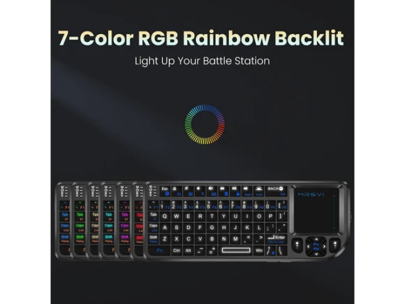 Mini Keyboard with Touchpad — Bluetooth Keyboard, TAURKENAM