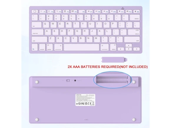 Purple Bluetooth Keyboard — Bluetooth Keyboard, OMOTON