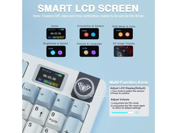 S98 Pro Wireless Mechanical Keyboard — Bluetooth Keyboard, AULA
