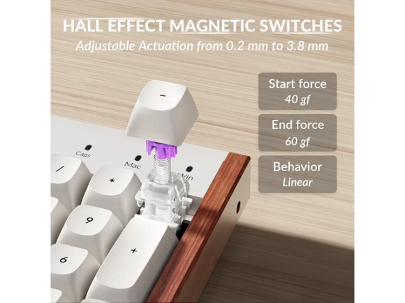 White Wireless Keyboard — Bluetooth Keyboard, Keychron