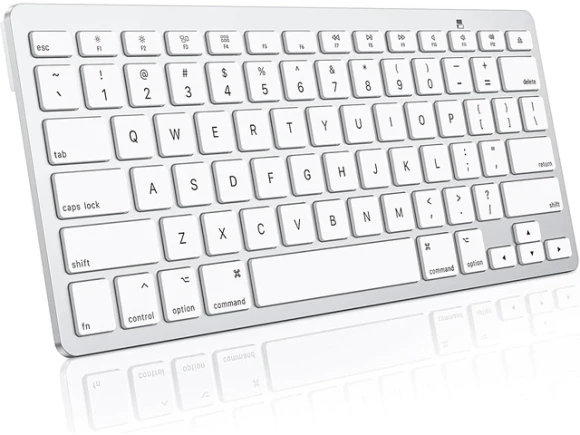 Wireless Bluetooth Keyboard, Ultra-Slim and Portable, Ergonomic Design — Bluetooth Keyboard, OMOTON