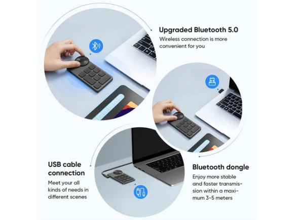 Wireless Shortcut Keyboard — Bluetooth Keyboard, XPPen