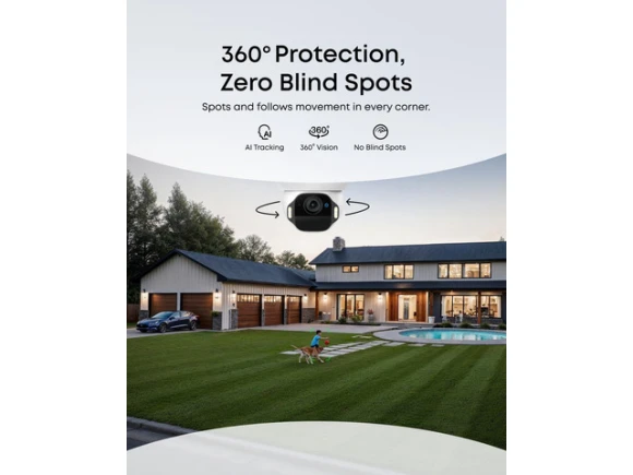 4K Wireless Solar-Powered Outdoor Security Camera — Security Camera, eufy