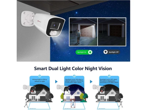 4MP Bullet PoE IP Camera with 2.8 mm Lens — Security Camera, Anpviz