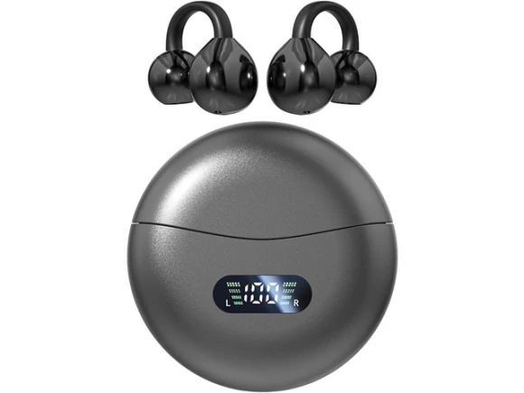 Black Clip-on Earbuds — Wireless Earbuds, Trisvision