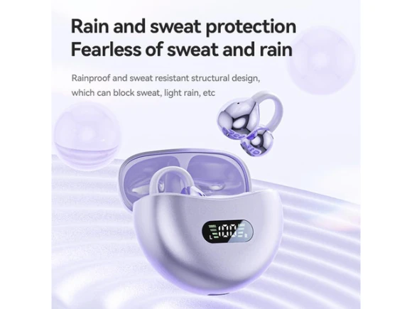 Black Clip-on Earbuds — Wireless Earbuds, Trisvision