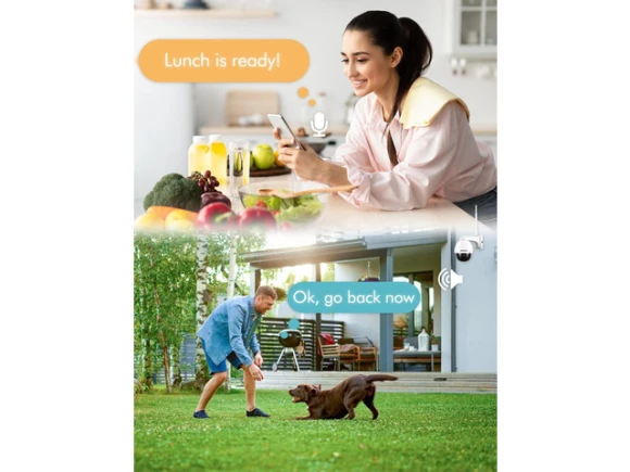 Outdoor WiFi PTZ Surveillance Camera with 32G SD Card — Security Camera, Trisvision
