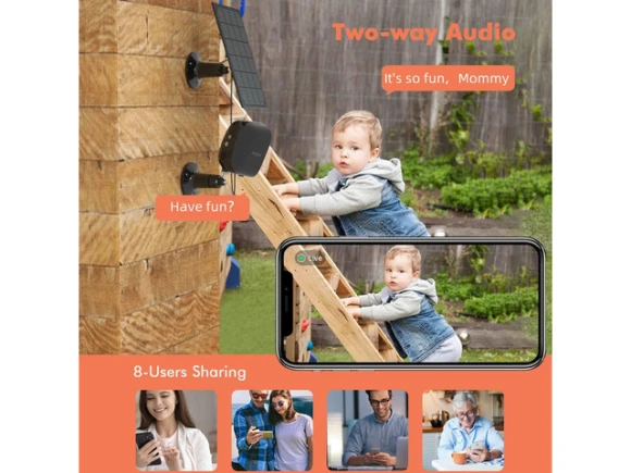 Outdoor Wireless Security Camera — Security Camera, DZEES
