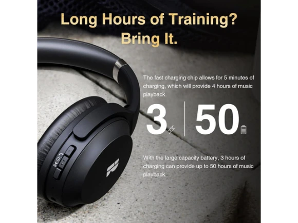 Over-Ear Bluetooth Headphones — Wireless Earbuds, Trisvision