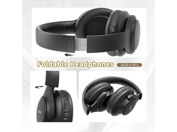 Over-ear Bluetooth headphones — Wireless Earbuds, KVIDIO