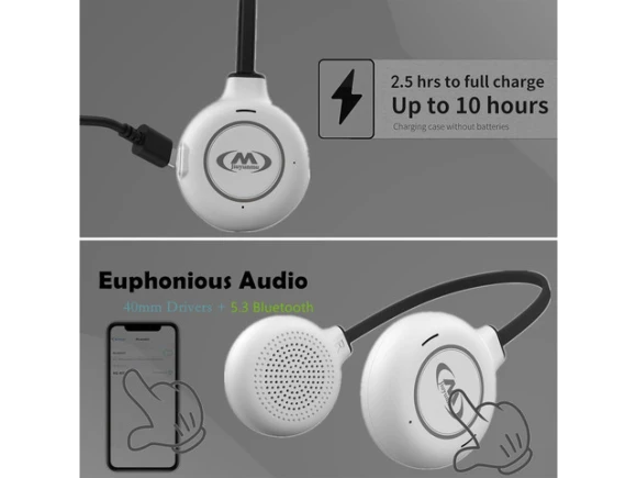 True wireless Bluetooth helmet speakers — Wireless Earbuds, Trisvision