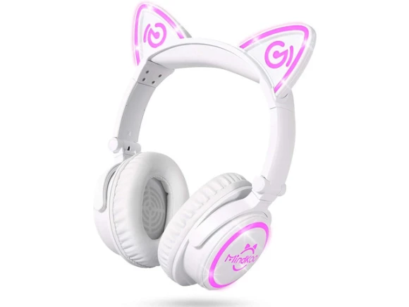 Wired and Wireless Cat-Ear Headphones — Wireless Earbuds, Trisvision