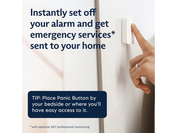 Wireless Home Security System, 8-Piece, White — Starter Kit, SimpliSafe