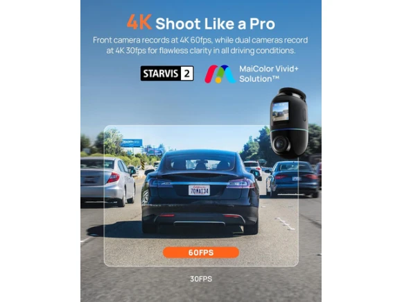 4K Dual Dash Cam — Dash Cam, 70mai
