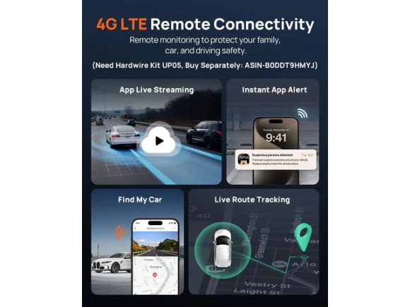4K Dual Dash Cam — Dash Cam, 70mai