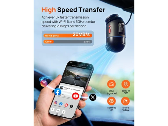 4K Dual Dash Cam — Dash Cam, 70mai
