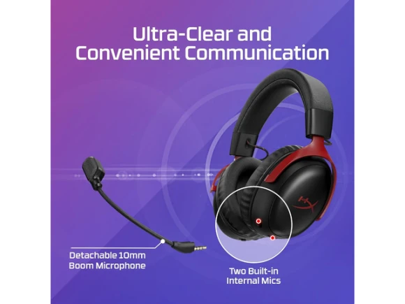 Cloud III S Wireless Gaming Headset, Black — Wireless Earbuds, HyperX