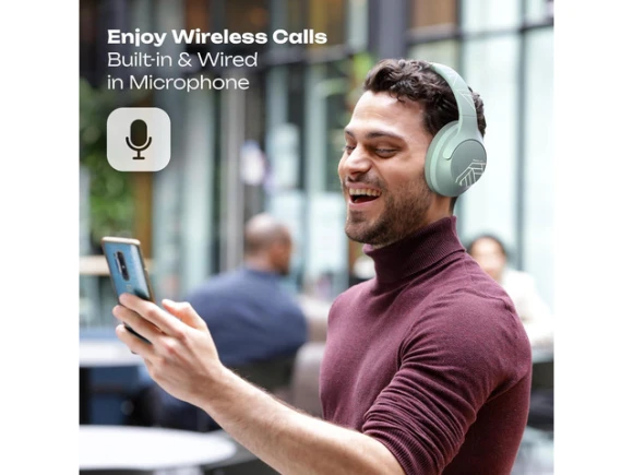 Over-ear Bluetooth Headphones — Wireless Earbuds, PowerLocus