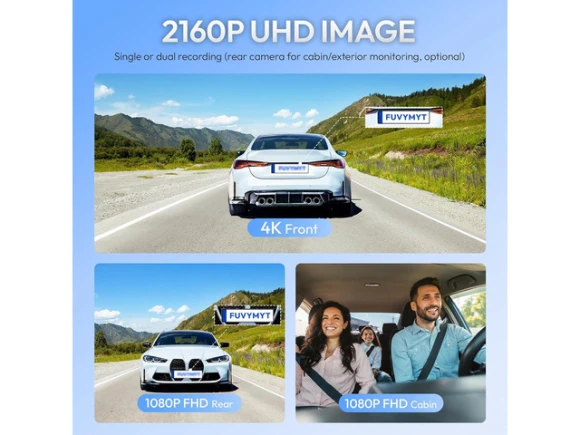 Single-channel 4K dash cam for Volvo XC90 2023–2026 — Dash Cam, Trisvision