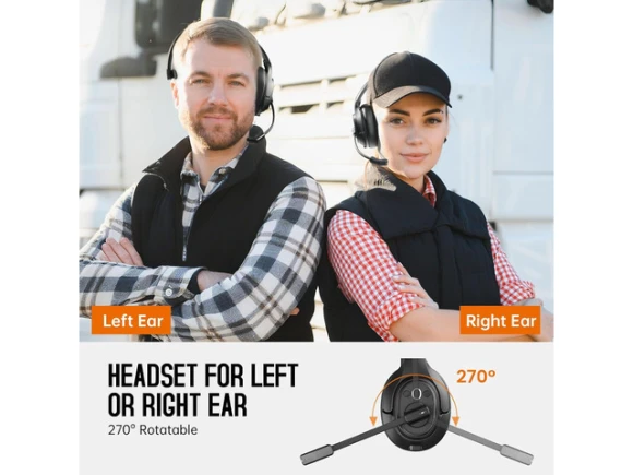 Trucker Bluetooth Headset — Wireless Earbuds, EKSA