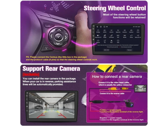 10.1-Inch Car Stereo Head Unit for Jeep Compass and Patriot — Car Infotainment System, Trisvision