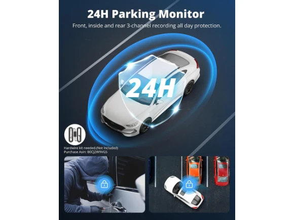 3-Channel Dash Camera — Dash Cam, Trisvision