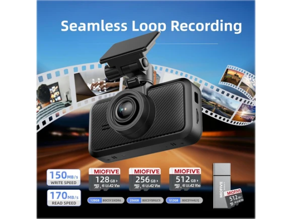 4K Car Camera — Dash Cam, Miofive