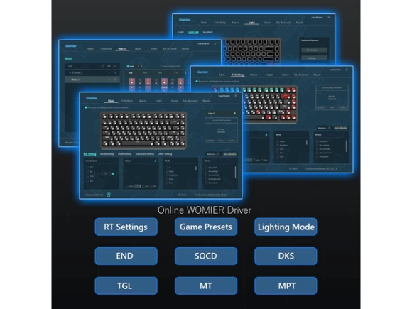75% Wireless Mechanical Keyboard — Bluetooth Keyboard, Womier