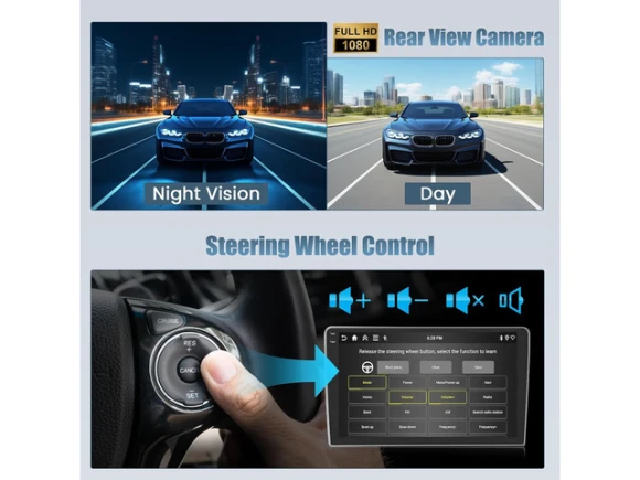 9-inch Touch Screen Car Radio for Honda CRV, 2007–2011 — Car Infotainment System, Trisvision