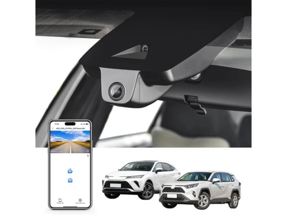 Custom-Fit Dash Camera for Toyota RAV4, RAV4 Hybrid, RAV4 Prime and Venza — Dash Cam, Trisvision