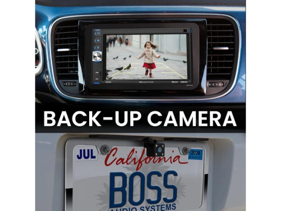 Double-DIN Car Stereo with 6.2-Inch Capacitive Touchscreen — Car Infotainment System, BOSS AUDIO SYSTEMS
