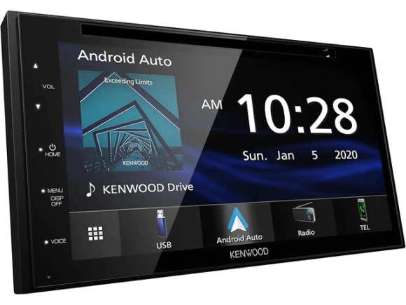 Double DIN DVD Car Stereo with 6.8-inch Touchscreen — Car Infotainment System, KENWOOD
