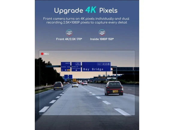 Dual Dash Camera — Dash Cam, COOAU