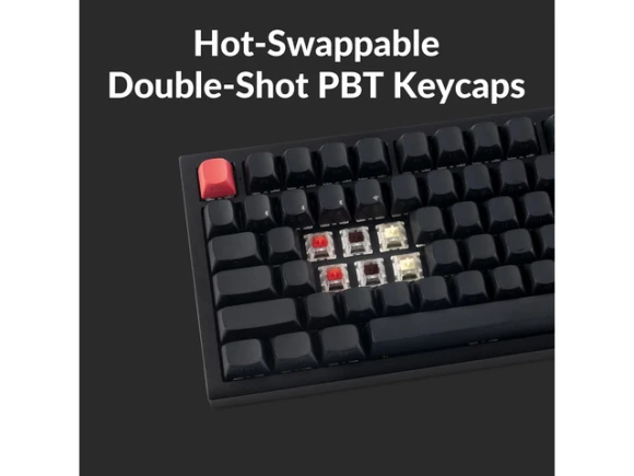 Full Size Black Mechanical Keyboard — Bluetooth Keyboard, Keychron