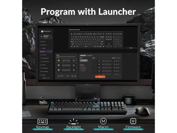 Full-Size Mechanical Keyboard — Bluetooth Keyboard, Keychron